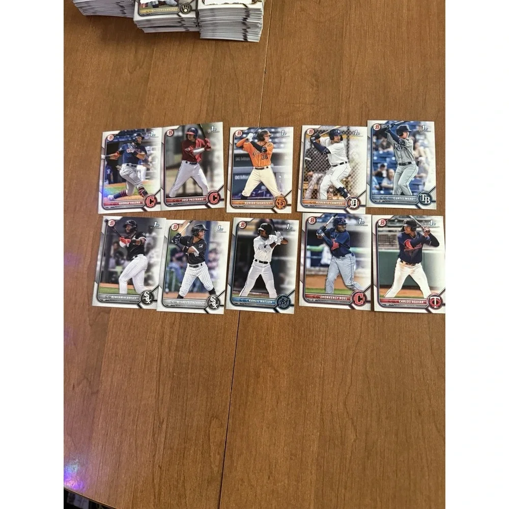Topps 2022 MLB baseball cards BP Random lot‎ of 50, no dupes